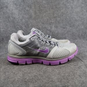 Nike Shoes Womens 7 Athletic Trainers Lunarglide 2 Running Sneakers Grey Purple